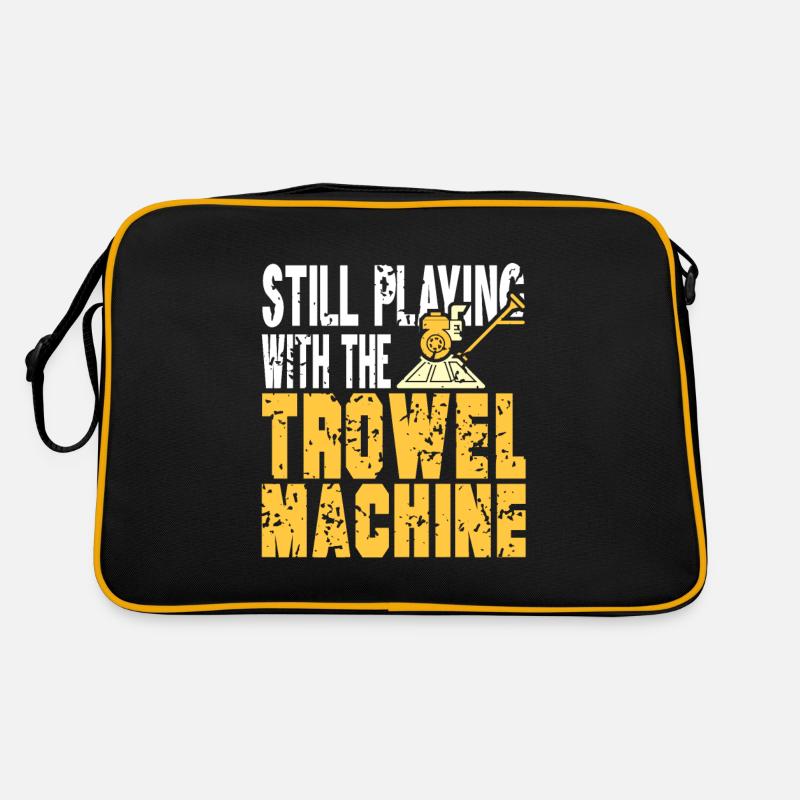 Conception de construction en béton pour les travailleurs de la construction et les chantiers de construction Sac Retro