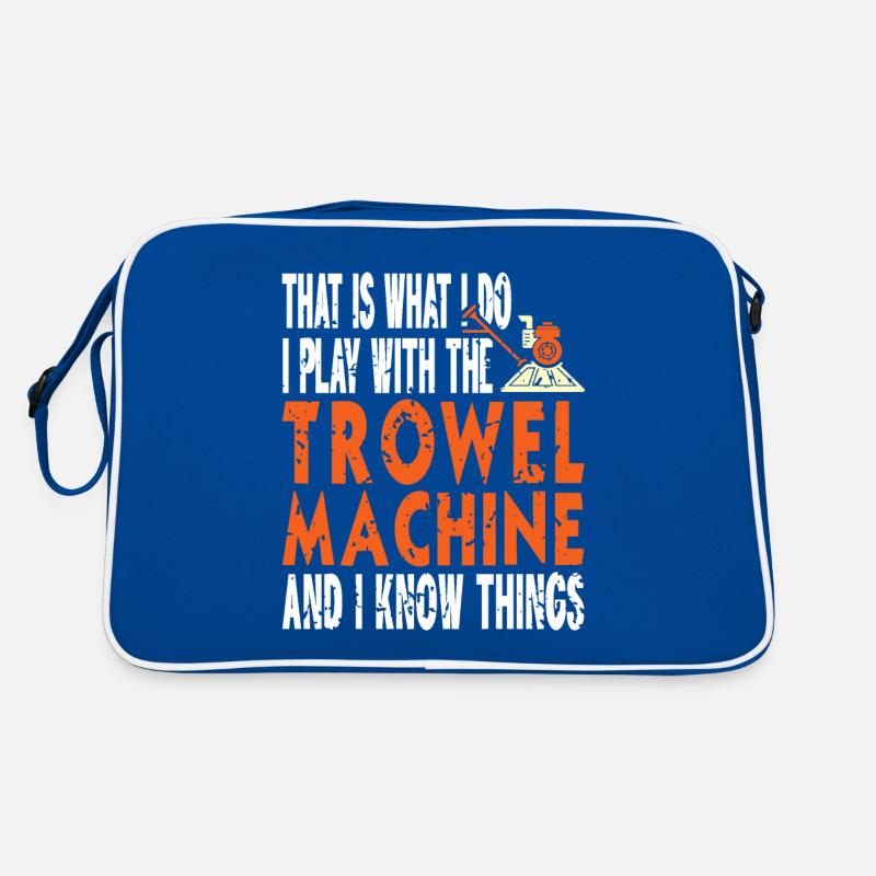 Conception de construction en béton pour les travailleurs de la construction et les chantiers de construction Sac Retro