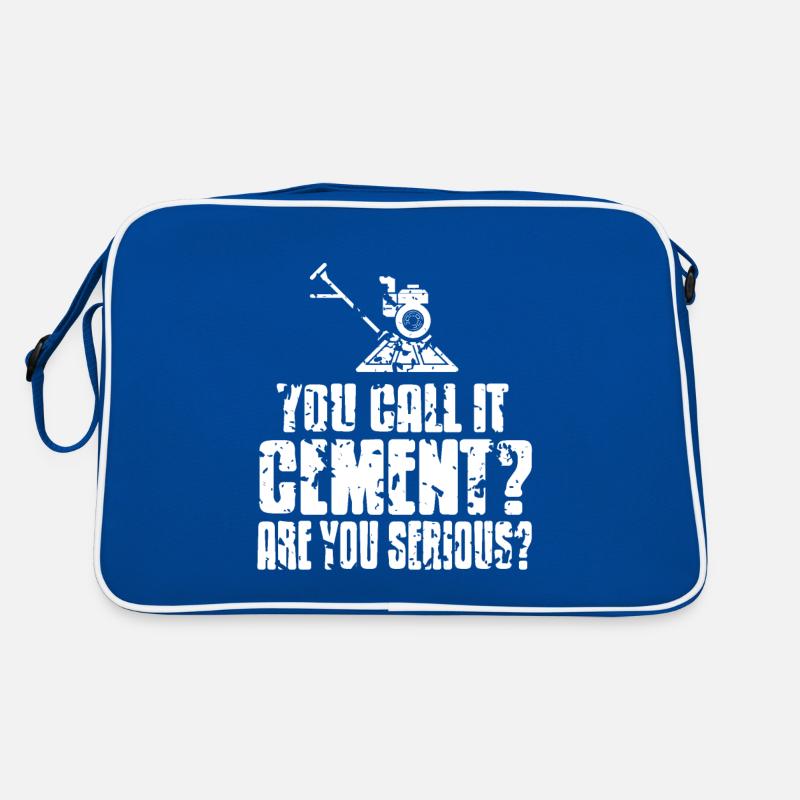 Conception de construction en béton pour les travailleurs de la construction et les chantiers de construction Sac Retro