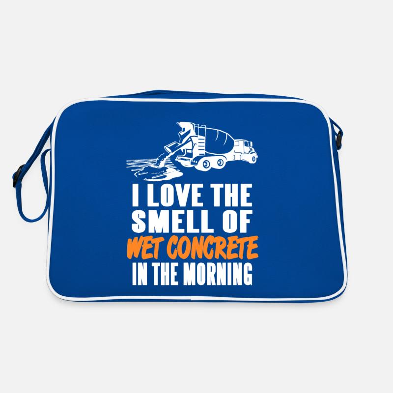 Concrete worker design for construction worker and construction site Retro Bag