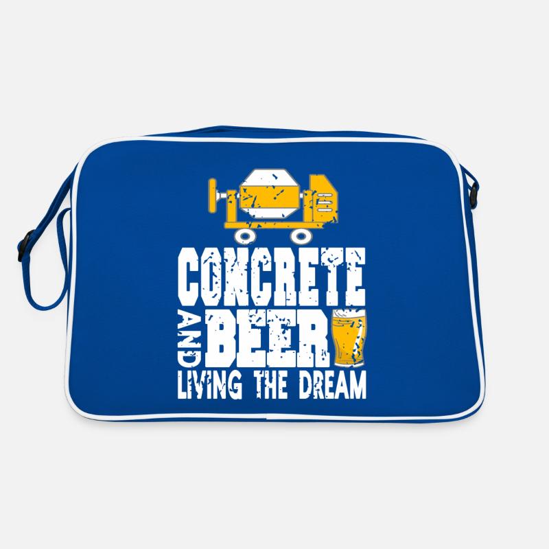 Conception de constructeur en béton pour les constructeurs et le chantier de construction Sac Retro