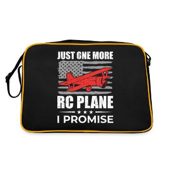 RC Avion modéliste Modélisme Avion - Sac Retro - noir/or - Dos