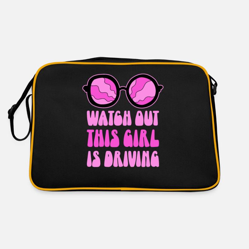 Driving licence test Driving test Retro Bag