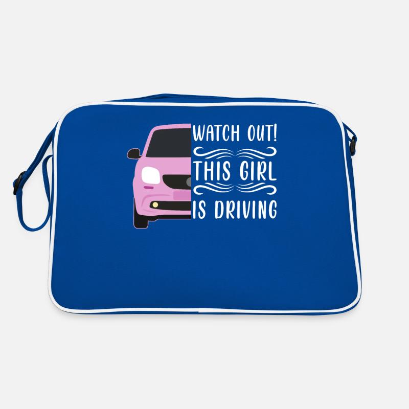 Driving licence test Driving test Retro Bag