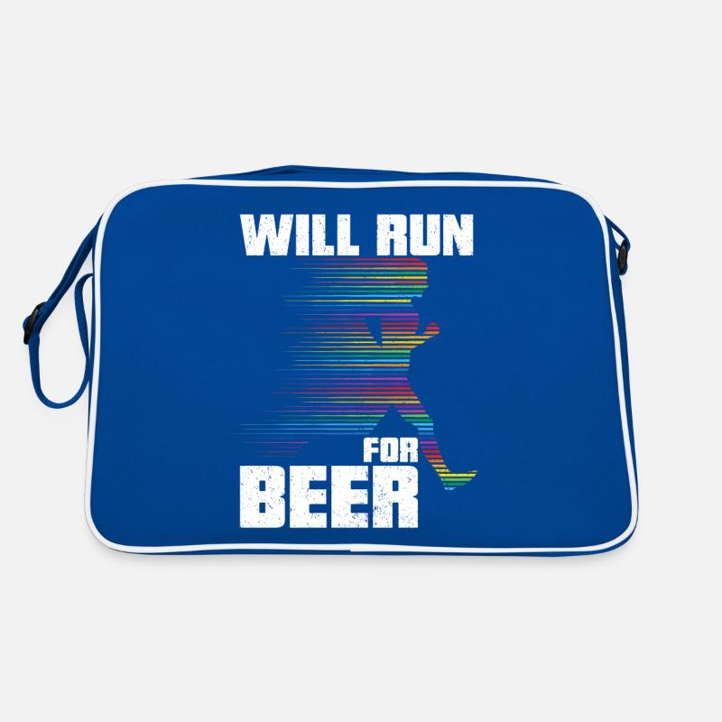 Courra pour les coureurs drôles de bière Sac Retro
