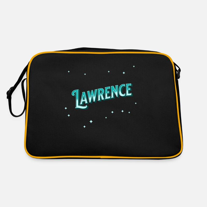 Lawrence name personalized Retro Bag
