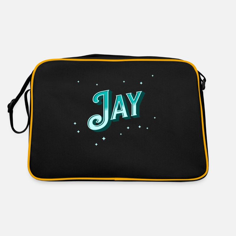 Jay name personalized Retro Bag