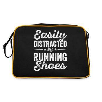 Distrait par les chaussures de course - Runner Laufen Runner - Sac Retro - noir/or - Dos