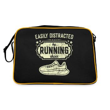 Distrait par les chaussures de course - Runner Laufen Runner - Sac Retro - noir/or - Dos