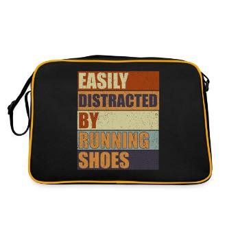 Distrait par les chaussures de course - Runner Laufen Runner - Sac Retro - noir/or - Dos