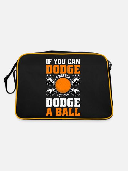 Sports d’équipe de ballon chasseur - Sac Retro - noir/or - Dos