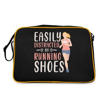 Distrait par les chaussures de course - Runner Laufen Runner - Sac Retro - noir/or - Dos