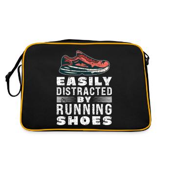 Distrait par les chaussures de course - Runner Laufen Runner - Sac Retro - noir/or - Dos