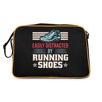 Distrait par les chaussures de course - Runner Laufen Runner - Sac Retro - noir/or - Dos