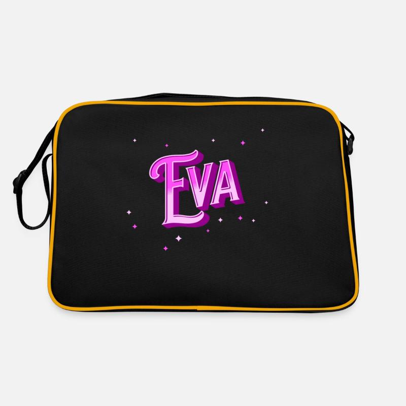 Eva name personalized Retro Bag