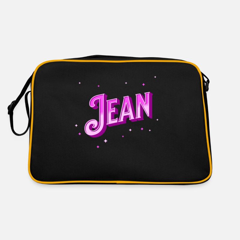 Jean name personalized Retro Bag