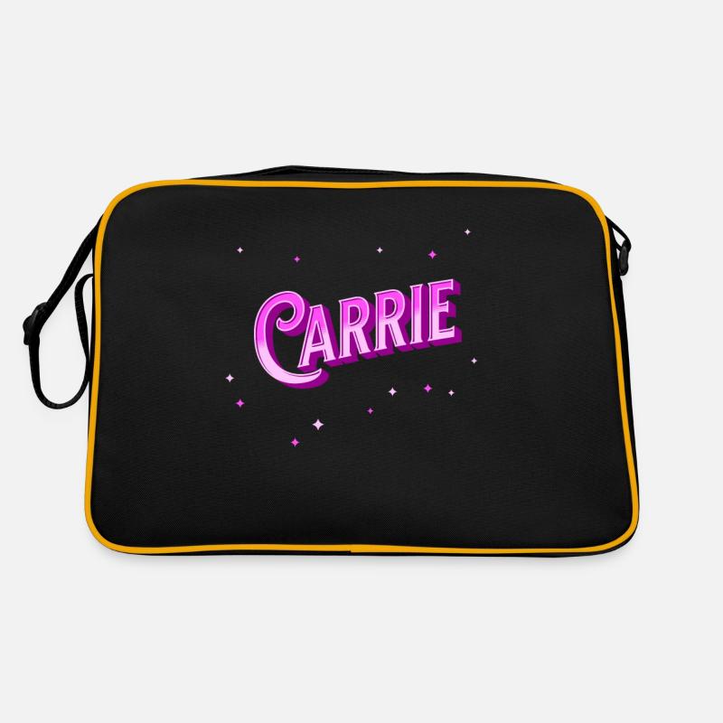Carrie name personalized Retro Bag