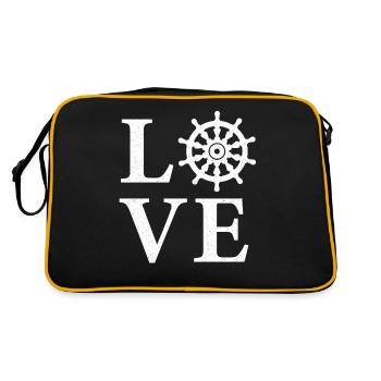 Navigation maritime - Sac Retro - noir/or - Dos