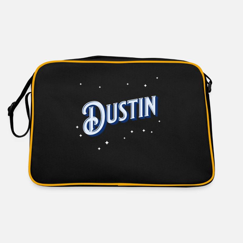 Dustin name personalized Retro Bag