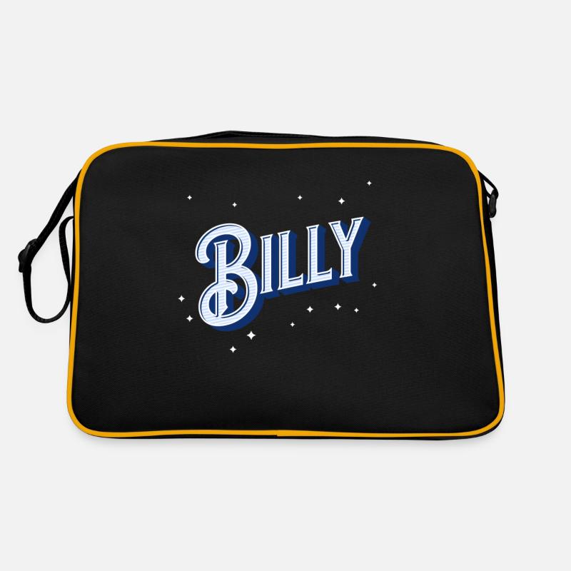 Nom Billy personnalisé Sac Retro
