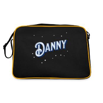 Nom de Danny personnalisé - Sac Retro - noir/or - Dos