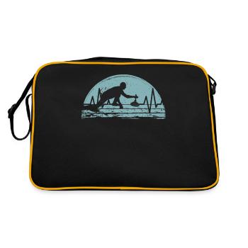 Curling Curling - Retro Bag - black/gold - Back