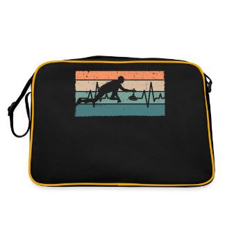 Curling Curling - Sac Retro - noir/or - Dos