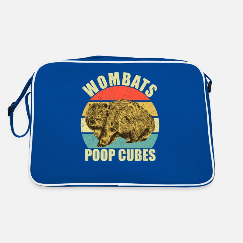Funny Australian Wombat Saying Retro Bag