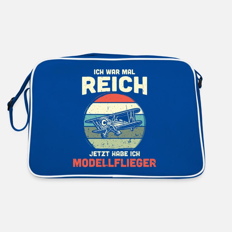 Modellflugzeug Modellflieger Modellbau Flugzeug Retro Tasche