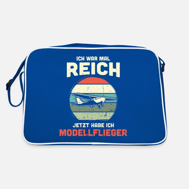Modellflugzeug Modellflieger Modellbau Flugzeug Retro Tasche