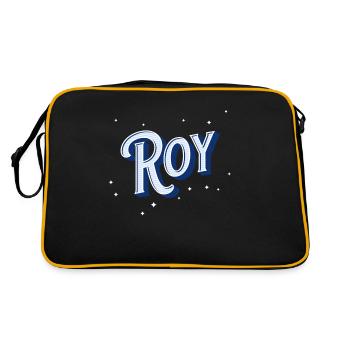 Roy nom personnalisé - Sac Retro - noir/or - Dos