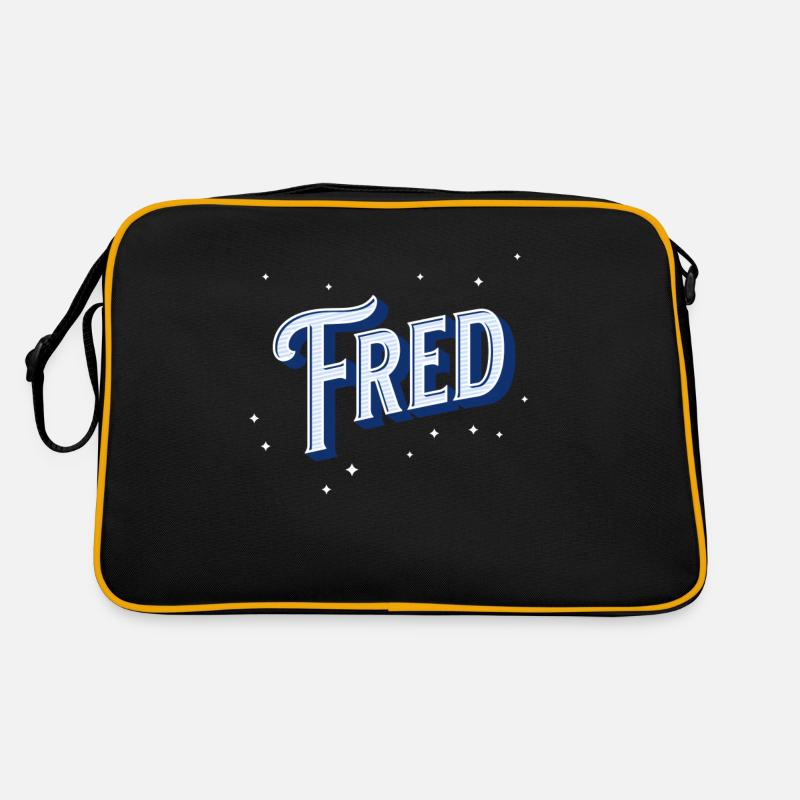 Fred name personalized Retro Bag