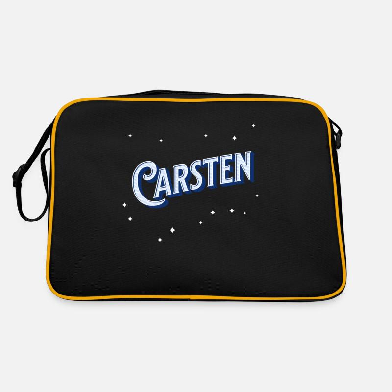 Carsten name personalized Retro Bag