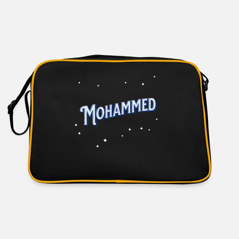 Muhammad's name personalized Retro Bag