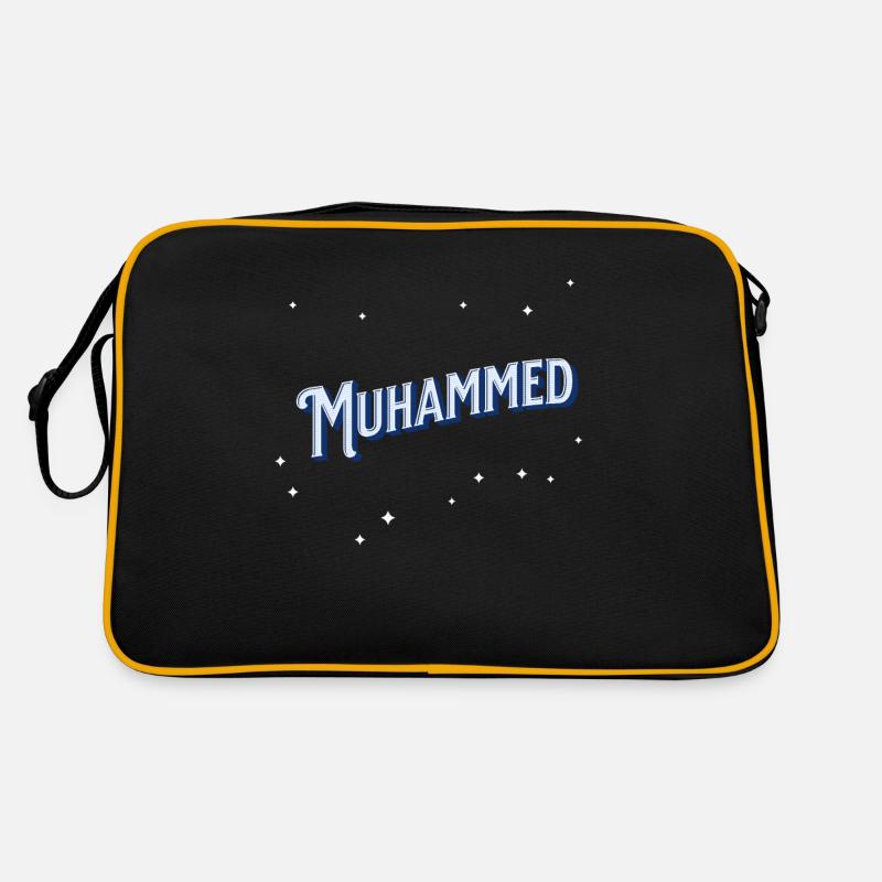 Muhammad's name personalized Retro Bag