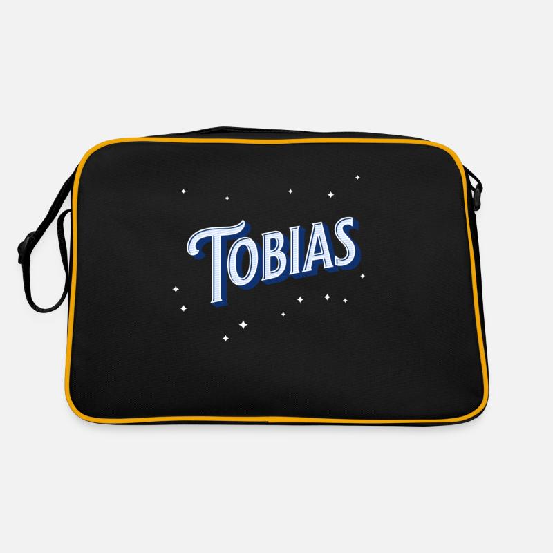 Tobias' name personalized Retro Bag