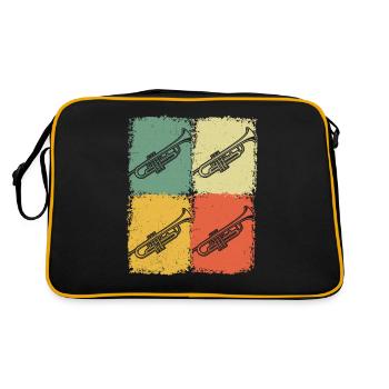 Trompettiste trompettiste Trompettiste - Sac Retro - noir/or - Dos
