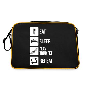 Trompettiste trompettiste Trompettiste - Sac Retro - noir/or - Dos