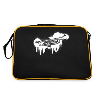Trompettiste trompettiste Trompettiste - Sac Retro - noir/or - Dos