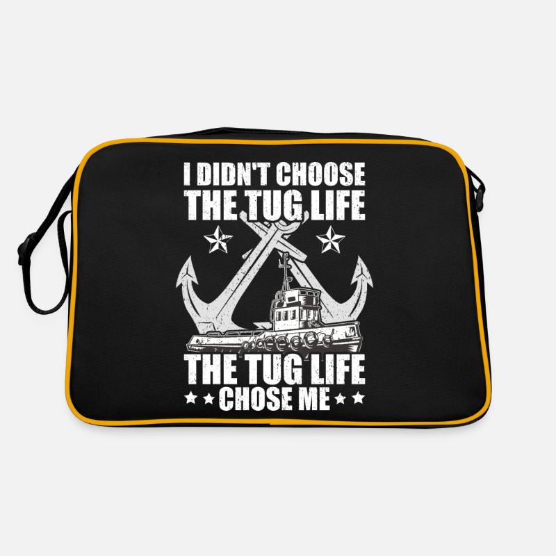 Schlepper Schleppboot Tug Life Retro Tasche