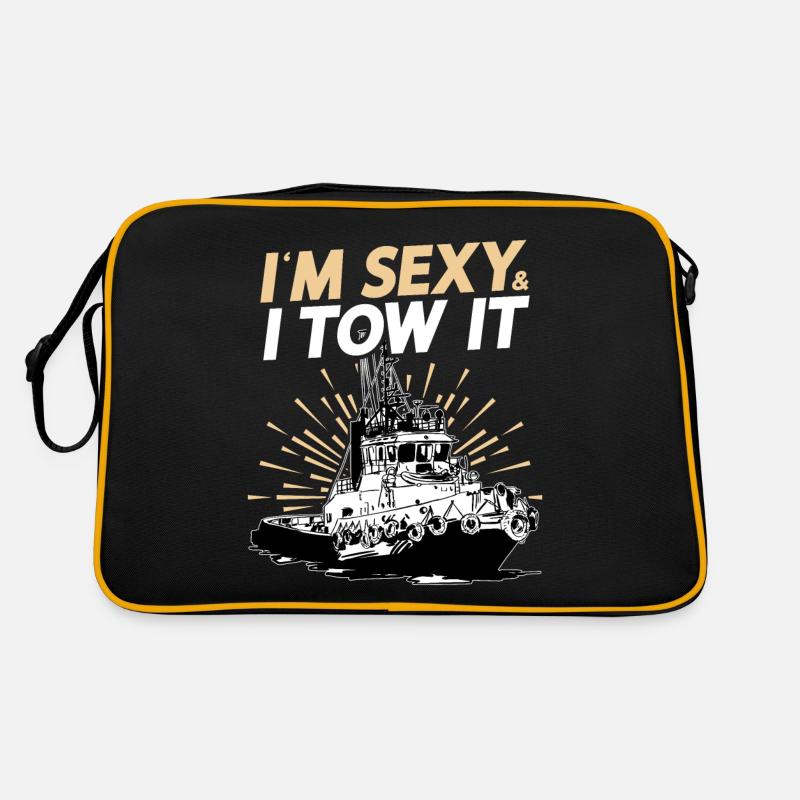Schlepper Schleppboot Tug Life Retro Tasche