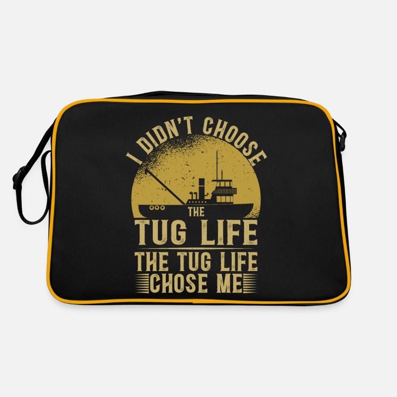 Schlepper Schleppboot Tug Life Retro Tasche