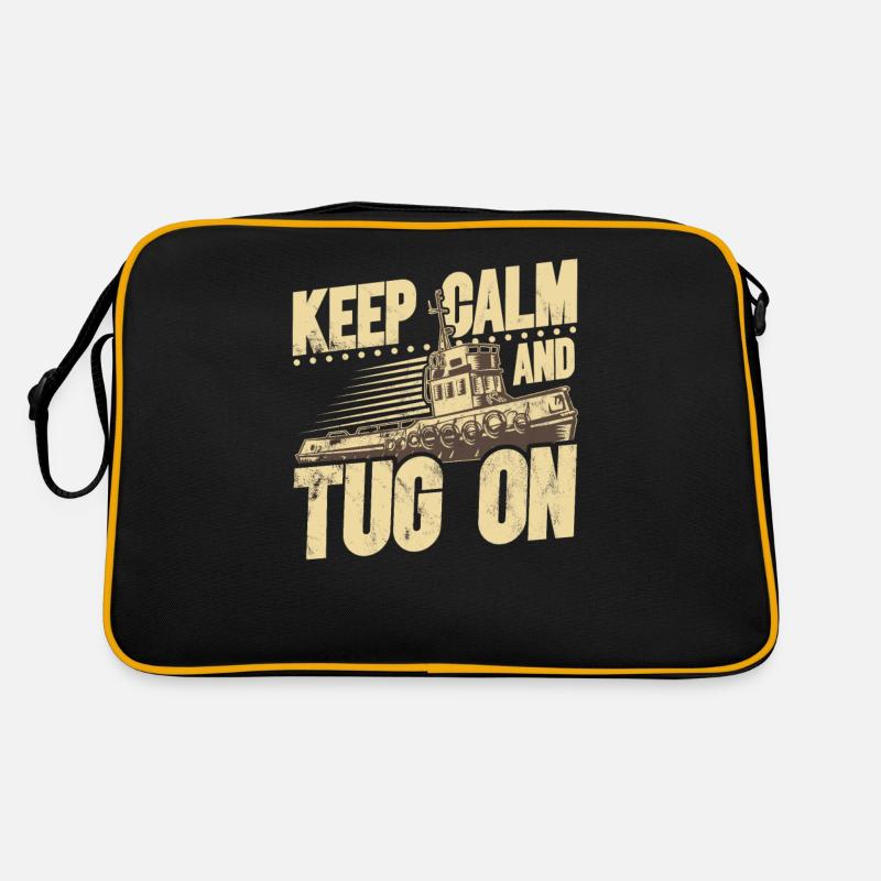 Schlepper Schleppboot Tug Life Retro Tasche