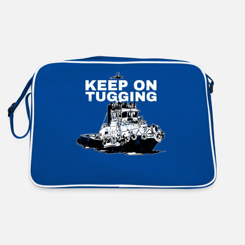 Schlepper Schleppboot Tug Life Retro Tasche