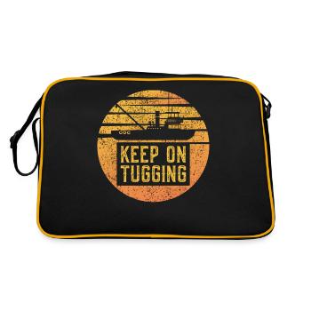 Schlepper Schleppboot Tug Life - Sac Retro - noir/or - Dos