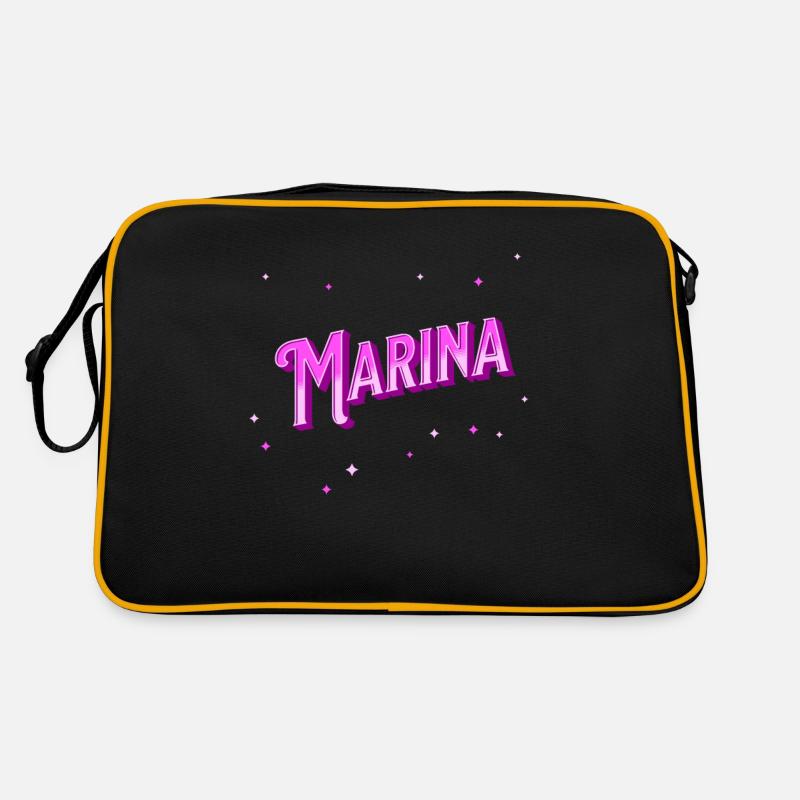 Marina name personalized Retro Bag
