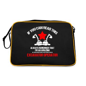 Pelle de sable pour opérateur Bach - Sac Retro - noir/or - Dos