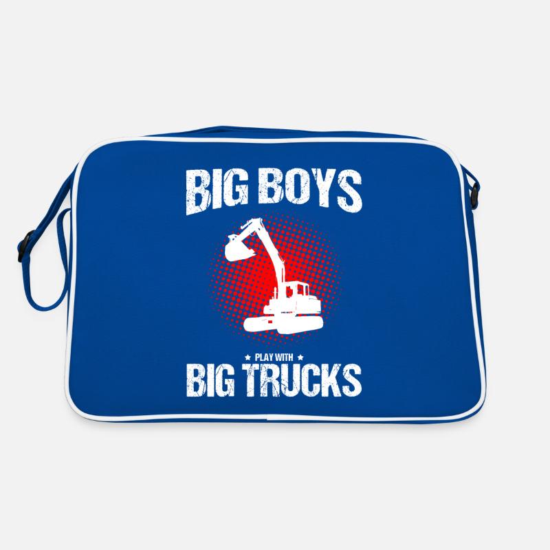 Back Operator für Bagger Sand Digger Retro Tasche