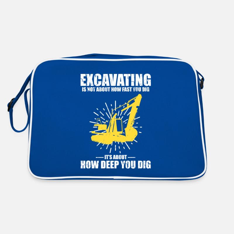 Excavator driver for excavator reverse drivers Retro Bag