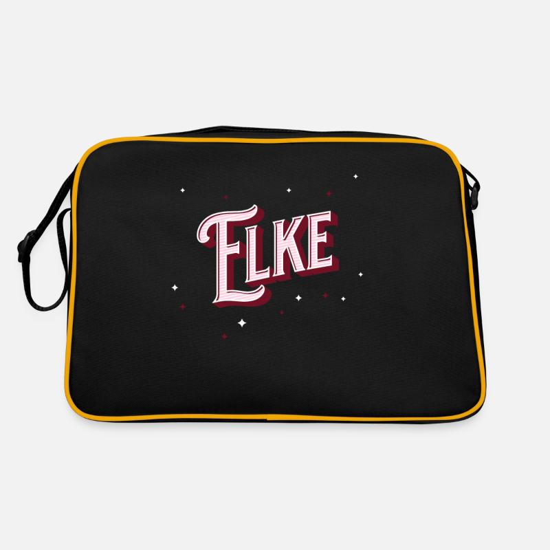 Elke Namen personalized Retro Bag